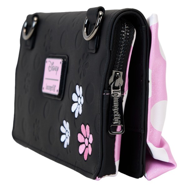 Minnie Muis Floral Rock The Dots Clutch Schoudedtas - DISNEY LOUNGEFLY