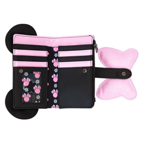 Minnie Muis Floral Rock The Dots Flap Portemonnee - DISNEY LOUNGEFLY
