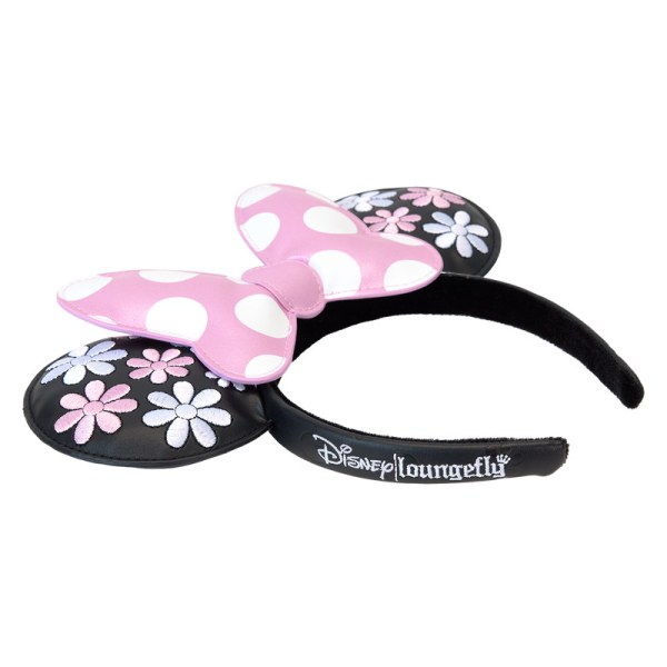 Minnie Muis Floral Rock The Dots Oor Haarband - DISNEY LOUNGEFLY