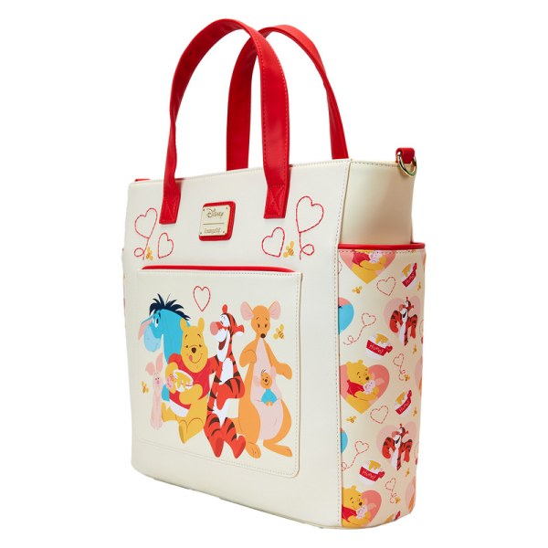 Winnie De Poeh & Friends Hearts Convertible Rugzak & Shopper - DISNEY LOUNGEFLY