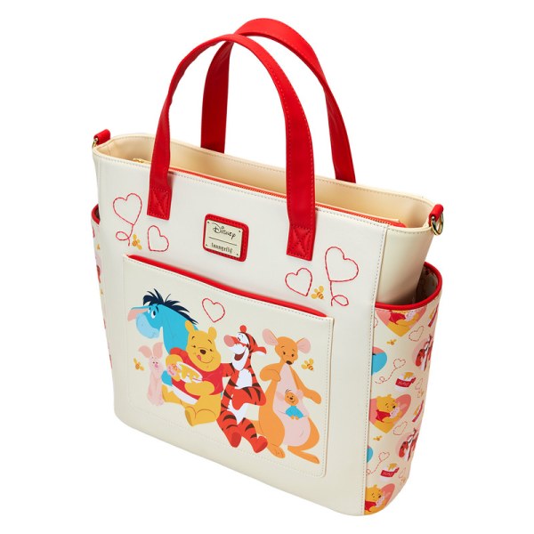 Winnie De Poeh & Friends Hearts Convertible Rugzak & Shopper - DISNEY LOUNGEFLY