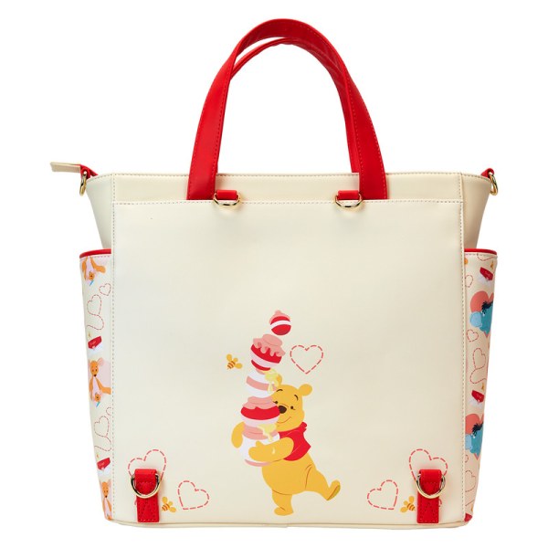 Winnie De Poeh & Friends Hearts Convertible Rugzak & Shopper - DISNEY LOUNGEFLY