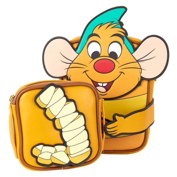Gus Gus Schoudedtas met muntzakje - DISNEY LOUNGEFLY Assepoester 75-jarig jubileum