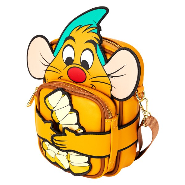 Gus Gus Schoudedtas met muntzakje - DISNEY LOUNGEFLY Assepoester 75-jarig jubileum