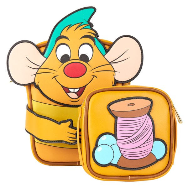 Gus Gus Schoudedtas met muntzakje - DISNEY LOUNGEFLY Assepoester 75-jarig jubileum