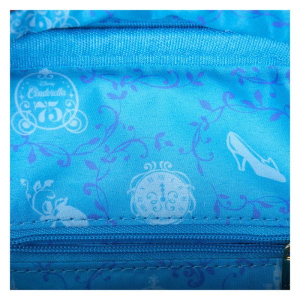 Gus Gus Schoudedtas met muntzakje - DISNEY LOUNGEFLY Assepoester 75-jarig jubileum