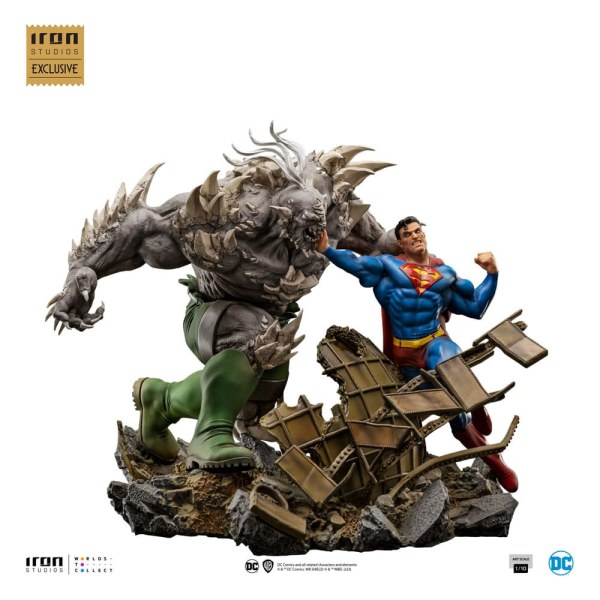DC Comics beeldje 1/10 BDS Art Scale Superman vs Doomsday heo EU Exclusief 30 cm