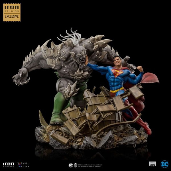 DC Comics beeldje 1/10 BDS Art Scale Superman vs Doomsday heo EU Exclusief 30 cm