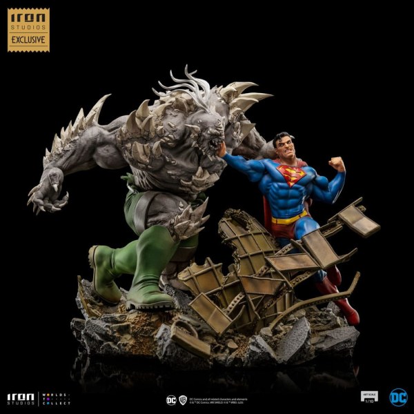 DC Comics beeldje 1/10 BDS Art Scale Superman vs Doomsday heo EU Exclusief 30 cm