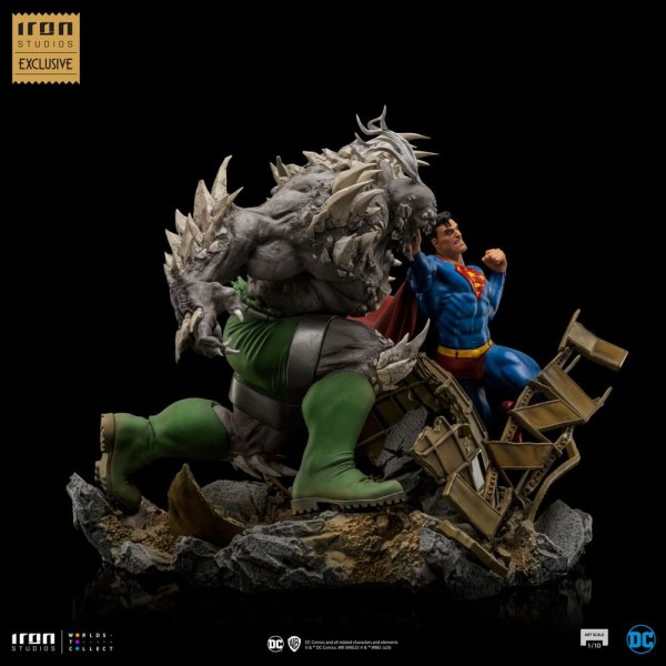DC Comics beeldje 1/10 BDS Art Scale Superman vs Doomsday heo EU Exclusief 30 cm