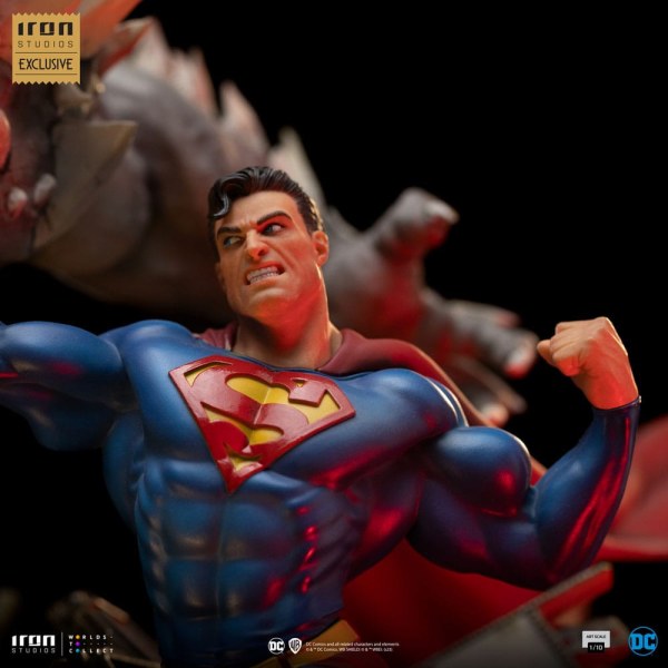 DC Comics beeldje 1/10 BDS Art Scale Superman vs Doomsday heo EU Exclusief 30 cm