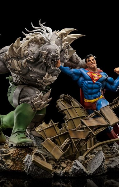 DC Comics beeldje 1/10 BDS Art Scale Superman vs Doomsday heo EU Exclusief 30 cm