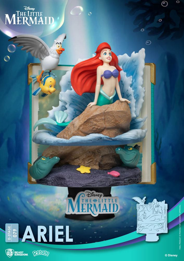 Disney diorama PVC D-Stage Story Book Serie Ariel 15 cm