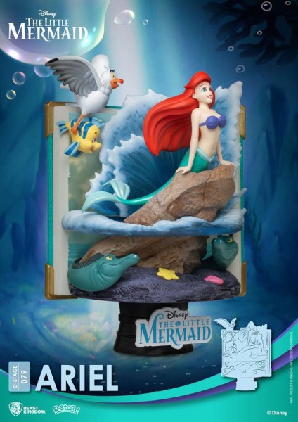 Disney diorama PVC D-Stage Story Book Serie Ariel 15 cm