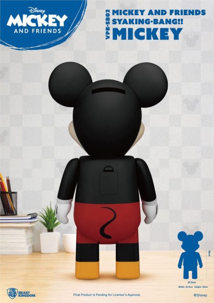Disney Syaking Bang Mickey en zijn vrienden Mickey 48cm Vinyl Spaarpot
