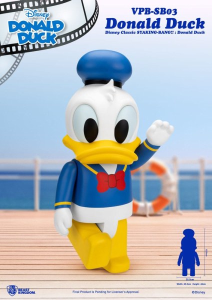 Disney Syaking Bang Mickey en Vrienden Donald Eend Vinyl Spaarpot 53 cm
