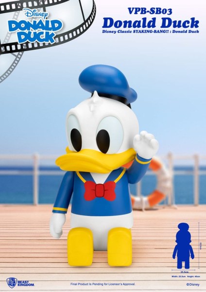 Disney Syaking Bang Mickey en Vrienden Donald Eend Vinyl Spaarpot 53 cm