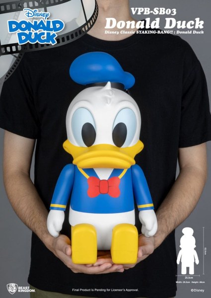 Disney Syaking Bang Mickey en Vrienden Donald Eend Vinyl Spaarpot 53 cm