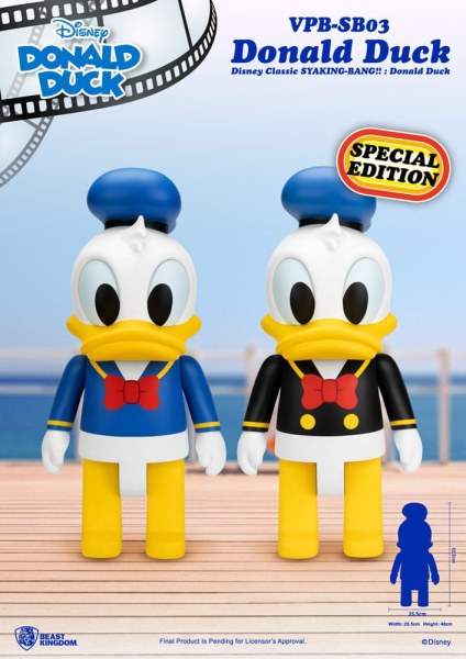 Disney Syaking Bang Mickey en Vrienden Donald Eend Vinyl Spaarpot 53 cm