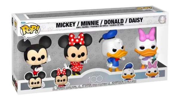 Disney pack 4 POP figuren! Films Vinyl Classics 9 cm