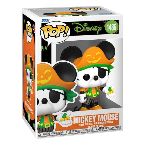 Disney POP! 1486 Vinyl beeldje Halloween Piraat Mickey 9 cm
