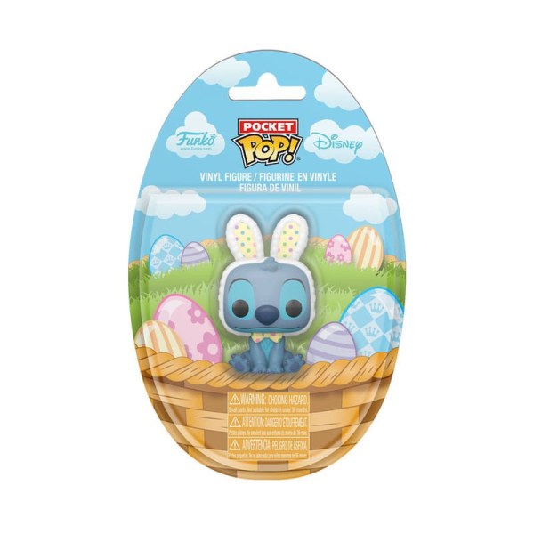Disney beeldje Pocket POP! Vinyl Pasen Stitch 4 cm