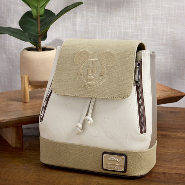 Mickey & Friends Canvas All-Over Print Trekkoord Emmer Mini Rugzak - DISNEY LOUNGEFLY