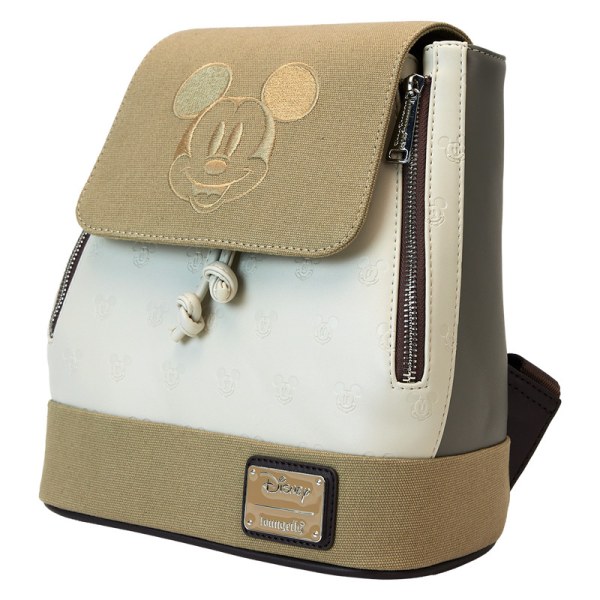 Mickey & Friends Canvas All-Over Print Trekkoord Emmer Mini Rugzak - DISNEY LOUNGEFLY