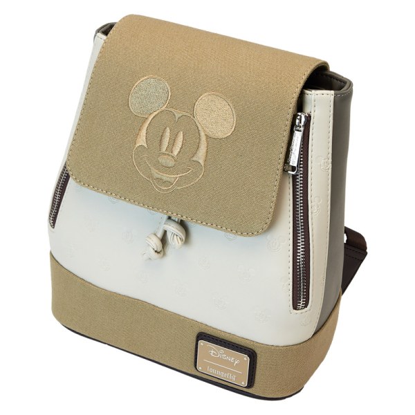 Mickey & Friends Canvas All-Over Print Trekkoord Emmer Mini Rugzak - DISNEY LOUNGEFLY