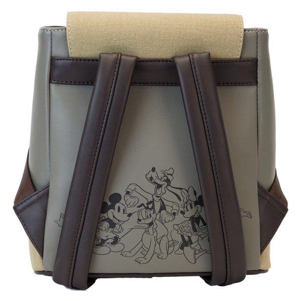 Mickey & Friends Canvas All-Over Print Trekkoord Emmer Mini Rugzak - DISNEY LOUNGEFLY