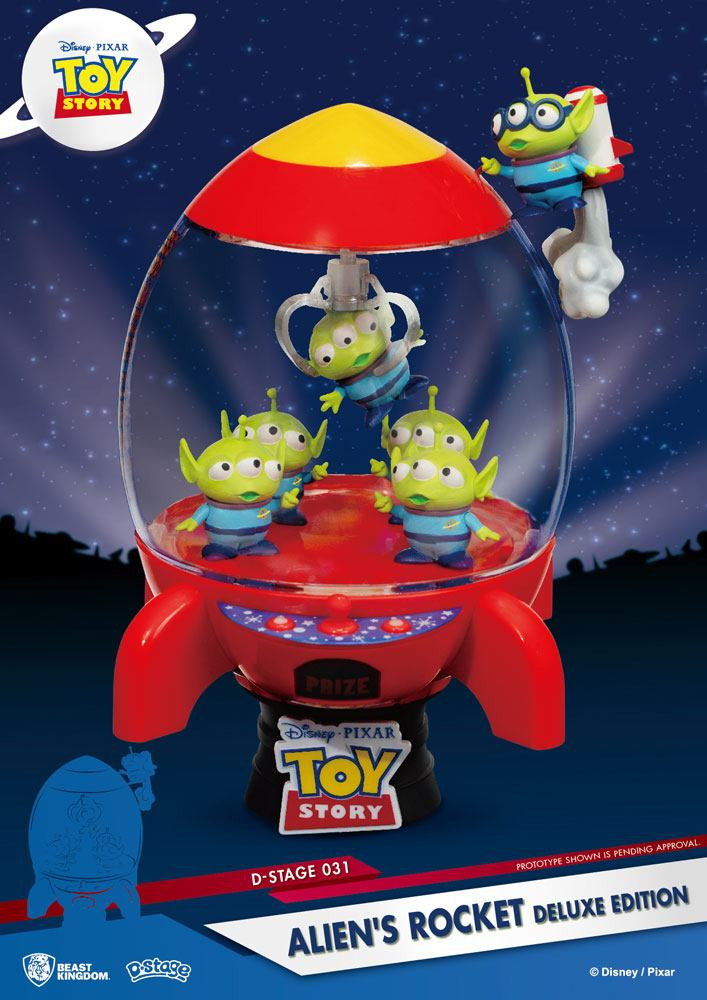 Toy Story diorama PVC D-Stage Alien's Rocket Deluxe Editie 15 cm