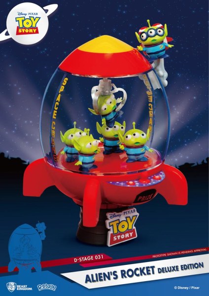 Toy Story diorama PVC D-Stage Alien's Rocket Deluxe Editie 15 cm