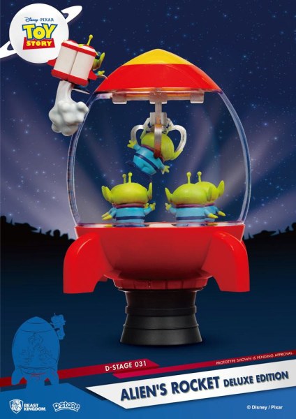 Toy Story diorama PVC D-Stage Alien's Rocket Deluxe Editie 15 cm