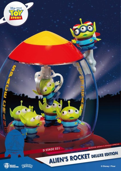 Toy Story diorama PVC D-Stage Alien's Rocket Deluxe Editie 15 cm