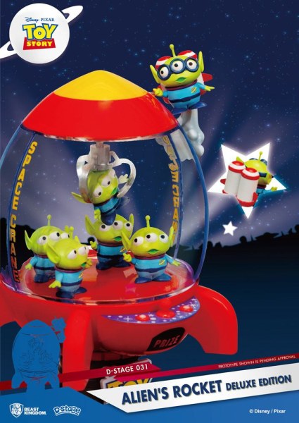 Toy Story diorama PVC D-Stage Alien's Rocket Deluxe Editie 15 cm