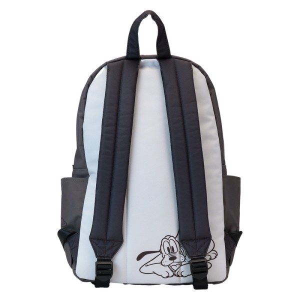 Mickey & Friends Canvas Nylon Full-Size Rugzak - DISNEY LOUNGEFLY