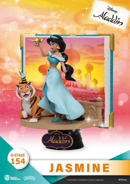 Aladdin Boekenserie diorama PVC D-Stage Jasmine 15 cm