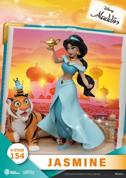 Aladdin Boekenserie diorama PVC D-Stage Jasmine 15 cm