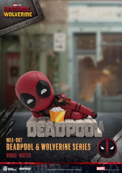 Deadpool 3 figuren Deadpool & Wolverine Series Mini Ei Aanval Set 8 cm