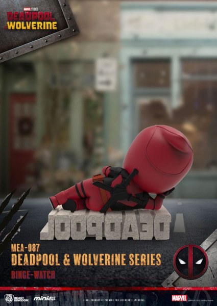 Deadpool 3 figuren Deadpool & Wolverine Series Mini Ei Aanval Set 8 cm