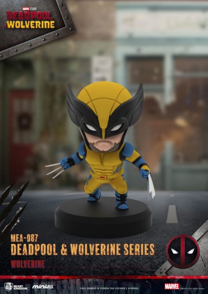 Deadpool 3 figuren Deadpool & Wolverine Series Mini Ei Aanval Set 8 cm