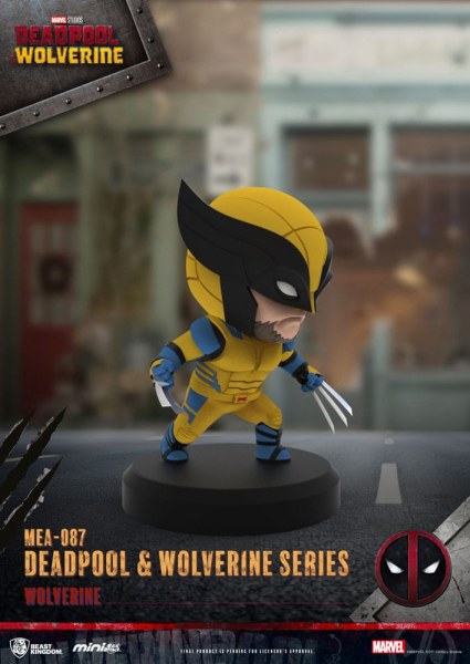 Deadpool 3 figuren Deadpool & Wolverine Series Mini Ei Aanval Set 8 cm