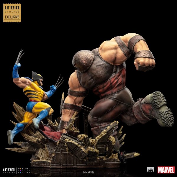 Marvel beeldje 1/10 BDS Art Scale Wolverine vs Juggernaut heo EU Exclusief 30 cm