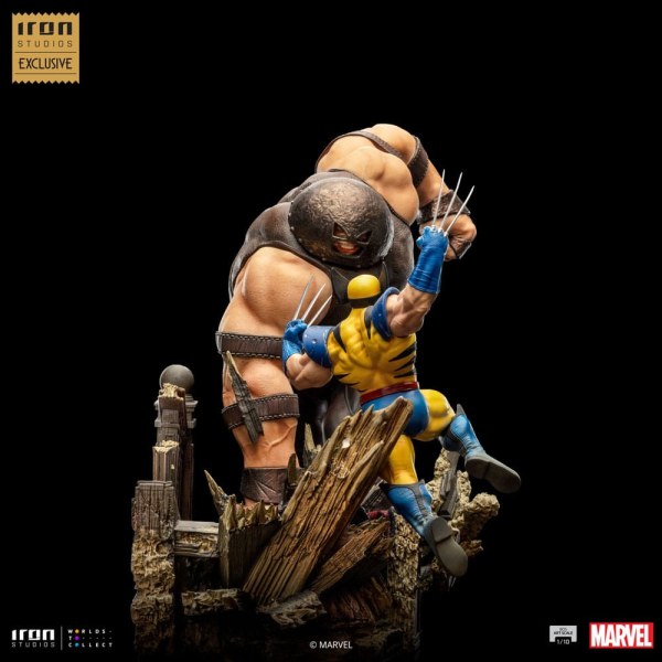 Marvel beeldje 1/10 BDS Art Scale Wolverine vs Juggernaut heo EU Exclusief 30 cm