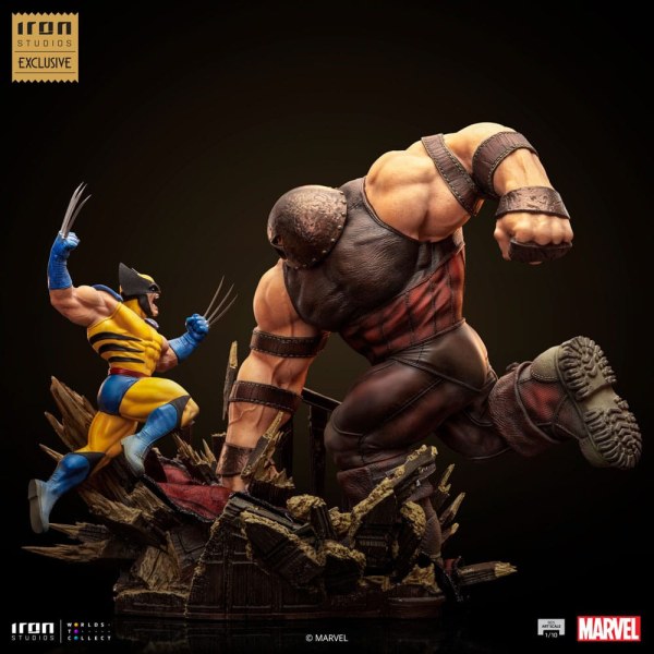 Marvel beeldje 1/10 BDS Art Scale Wolverine vs Juggernaut heo EU Exclusief 30 cm