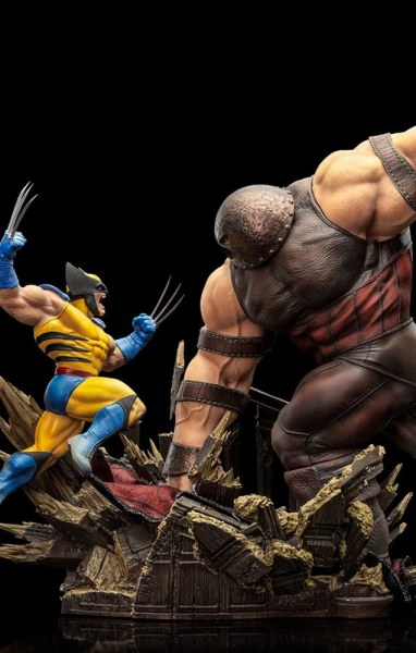 Marvel beeldje 1/10 BDS Art Scale Wolverine vs Juggernaut heo EU Exclusief 30 cm