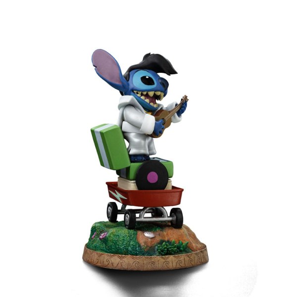Lilo & Stitch beeldje 1/10 Art Scale Stitch King of Rock 17 cm
