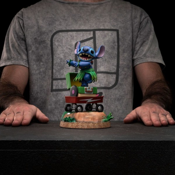 Lilo & Stitch beeldje 1/10 Art Scale Stitch Hula 17 cm