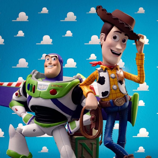 Toy Story beeldje 1/10 Deluxe Art Scale Buzz & Woody 38 cm