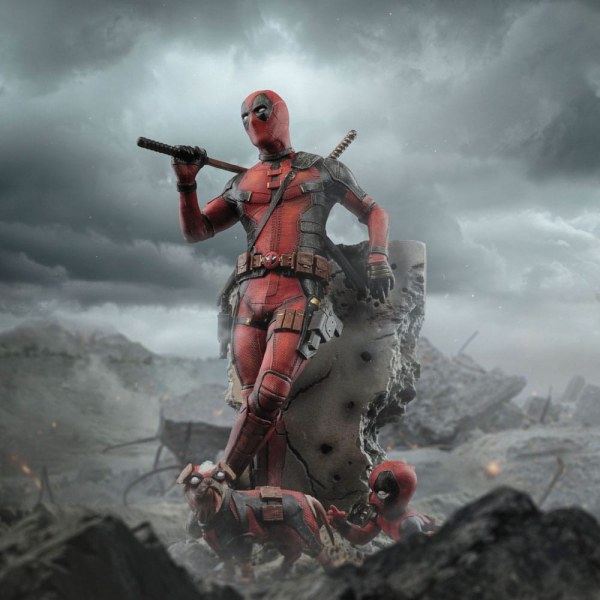 Deadpool 3 beeldje 1/10 Art Scale Deadpool 21 cm